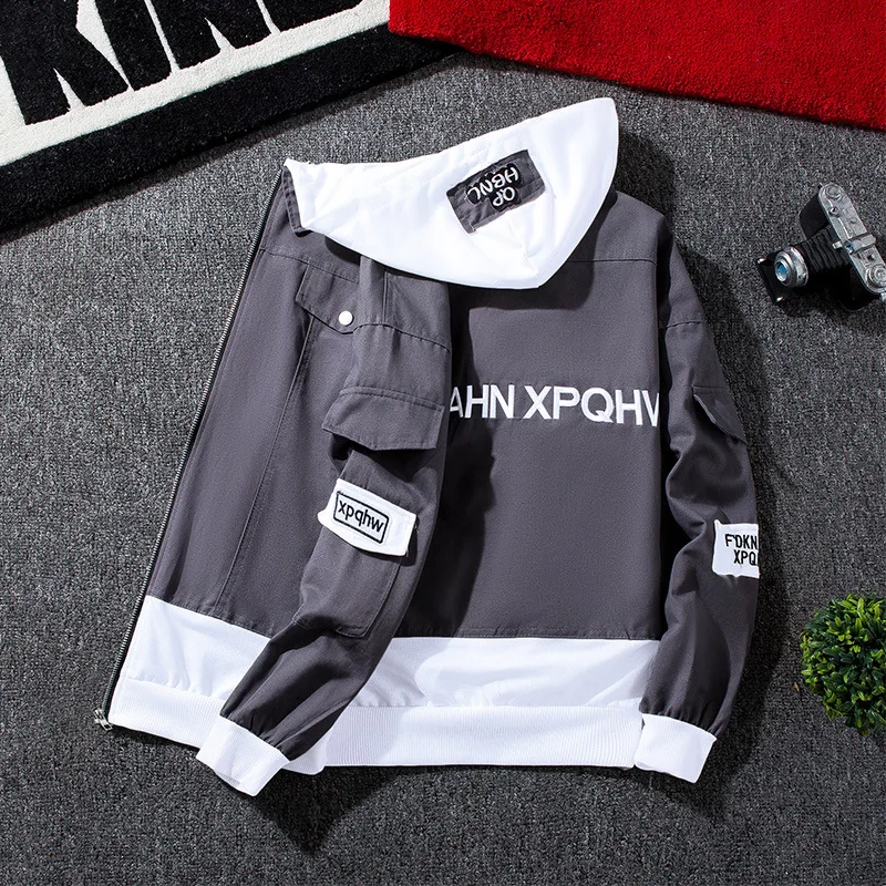 Мужская джинсовая куртка в стиле хип-хоп красная розовая черная приталенная с