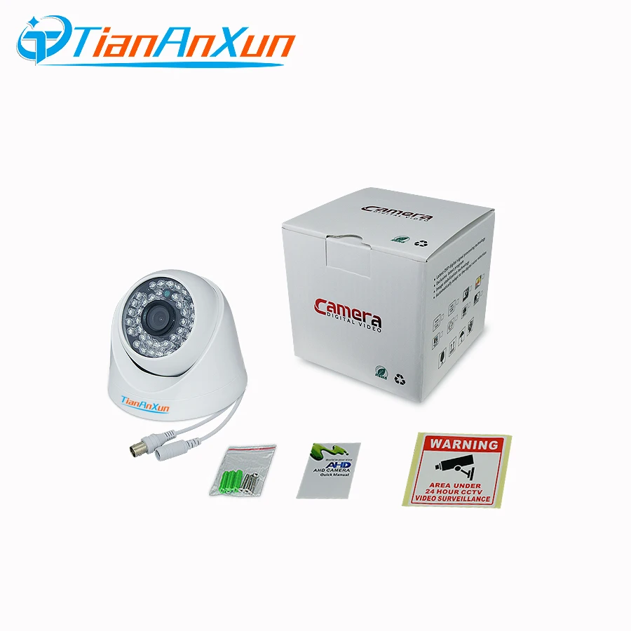 Аналоговая камера видеонаблюдения Tiananxun Ahd 1080P s 720P инфракрасная купольная мини