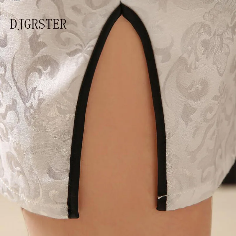 Женское Хлопковое платье Ципао DJGRSTER новое летнее в китайском стиле с воротником