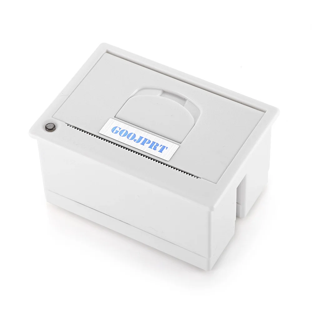 GOOJPRT QR204 58mm Micro Embedded Receipt Thermal Printer RS232 / TTL USB Panel High Speed Printing 50 85mm /s White Color|thermal printer