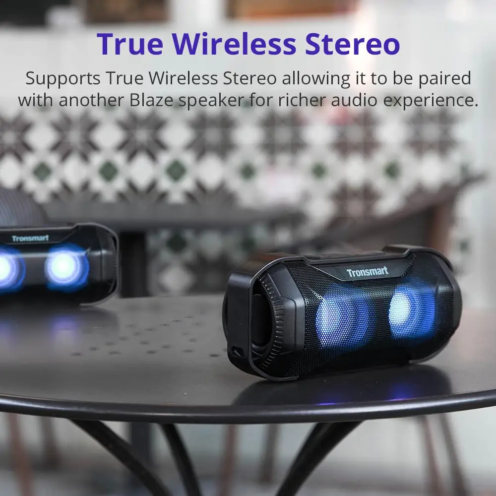 Tronsmart Blaze Bluetooth динамик 10 Вт IPX56 водонепроницаемы переносной с превосходными