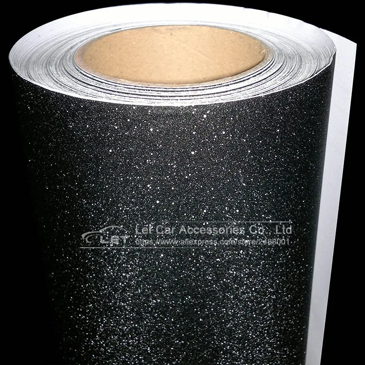 Автомобильный Стайлинг черные блестящие виниловые пленки с бриллиантами