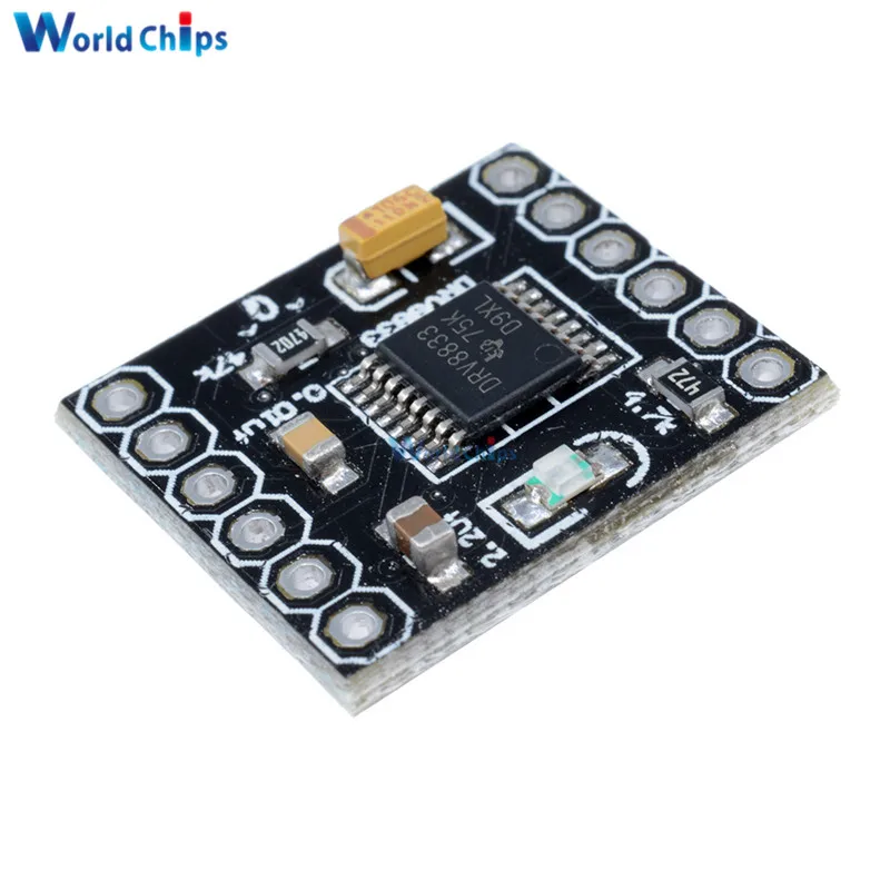 DRV8833 двухканальный модуль драйвера двигателя постоянного тока плата 1.5A 3 в-10 в