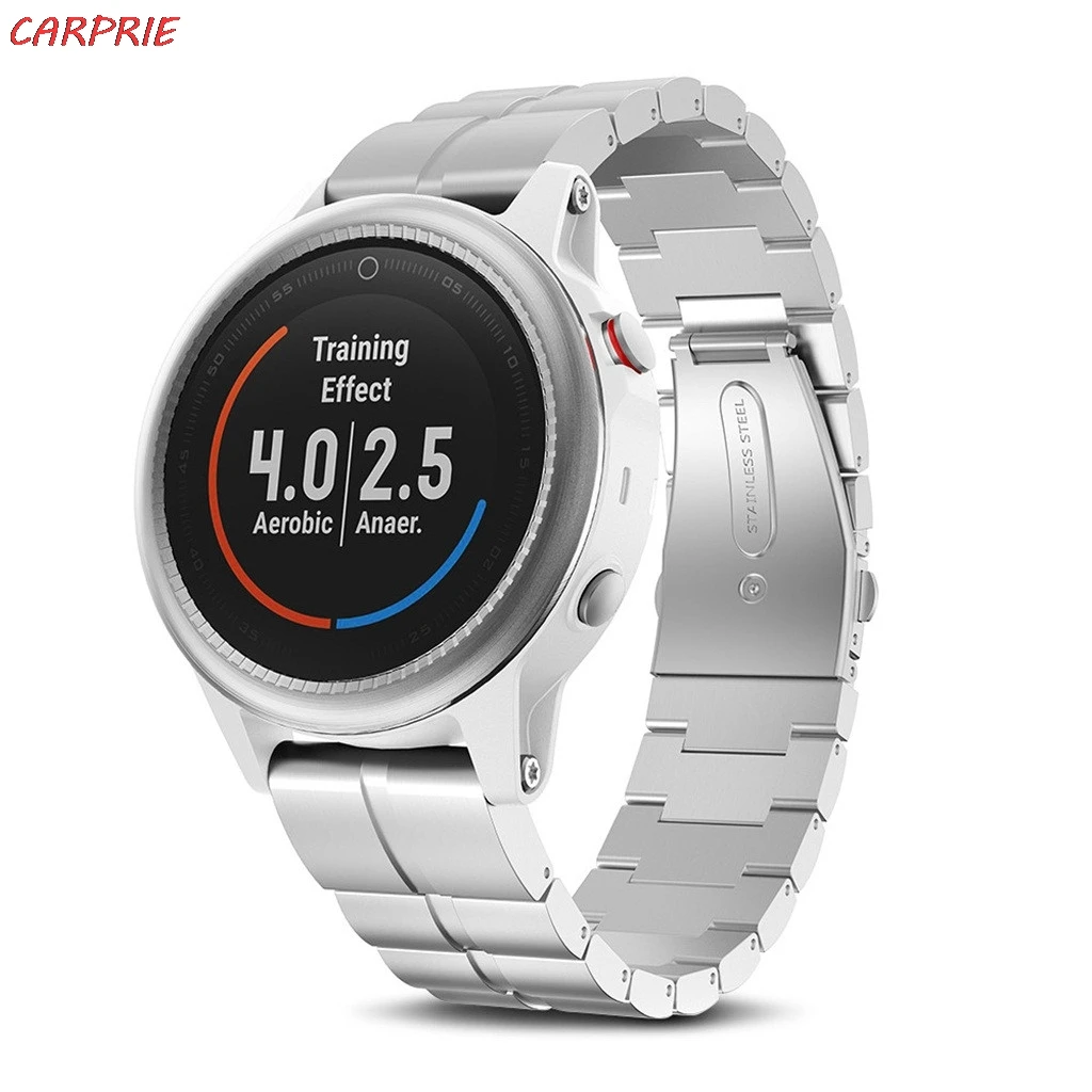 CARPRIE для Garmin Fenix 5S/Fenix 5S plus роскошные часы ремешок замена из нержавеющей стали