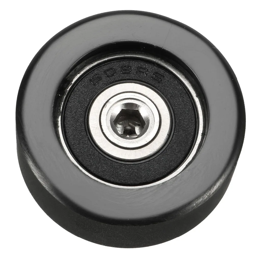 UXCELL1pcs 35x35x0,5/32x12x2/30x9x9 мм синий/черный/металлический роликовый подшипник натяжного колеса скользящий конвейер колеса резьбовой стержень M810/M812