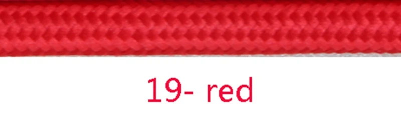 19 Red 3 м 5 м 10 м 3 ядра 0,75 мм2 тканевый кабель с Текстильной Оплеткой тканый тканевый покрытый гибкий шнур питания винтажный Электрический провод - Цвет: 19 Red