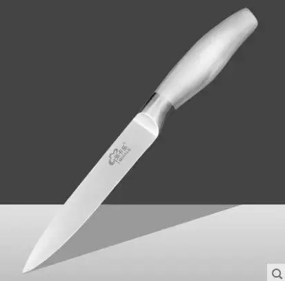 Fruit Knife Полный набор кухонных ножей из нержавеющей стали, бытовой многофункциональный нож для нарезки мясные овощные ножи для фруктов, инструмент для нарезки - Цвет: Fruit Knife