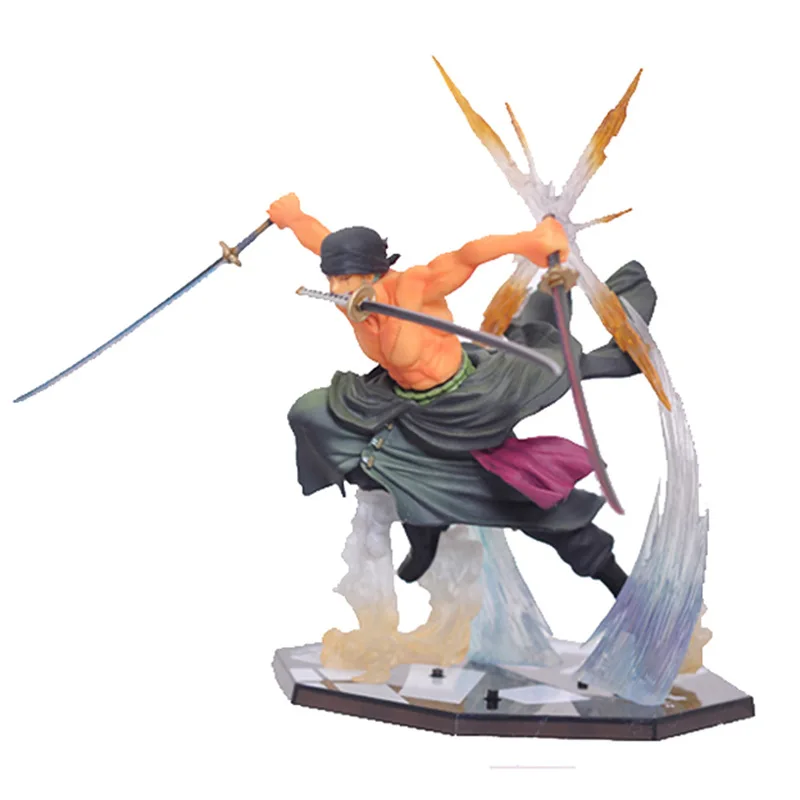 17 см Roronoa Зоро Битва Ver Аниме одна деталь ПВХ Фигурки игрушки для детей