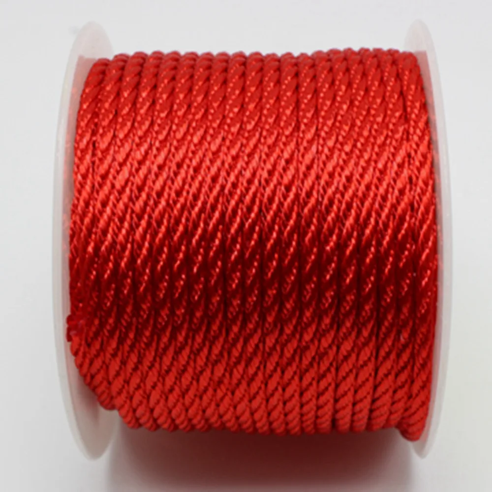 48 Meter Red Nylon Love Rope Binding Bind up Synthetic Silk String 2mm