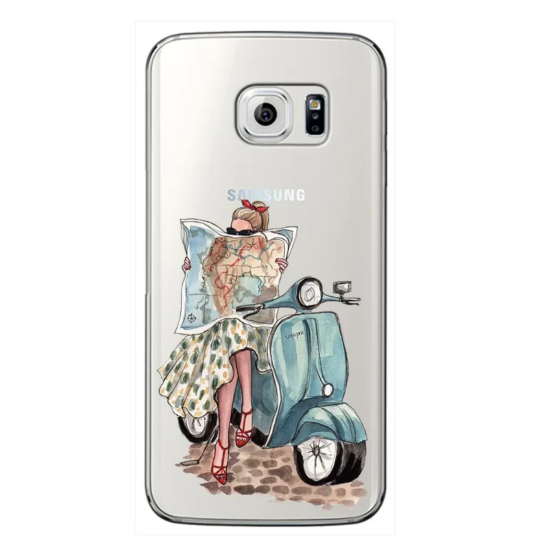 Роскошный модный красивый Дорожный Чехол для Samsung Galaxy A3 2016 J3 A5 A7 J5 2015 J7 2017 EUSoft