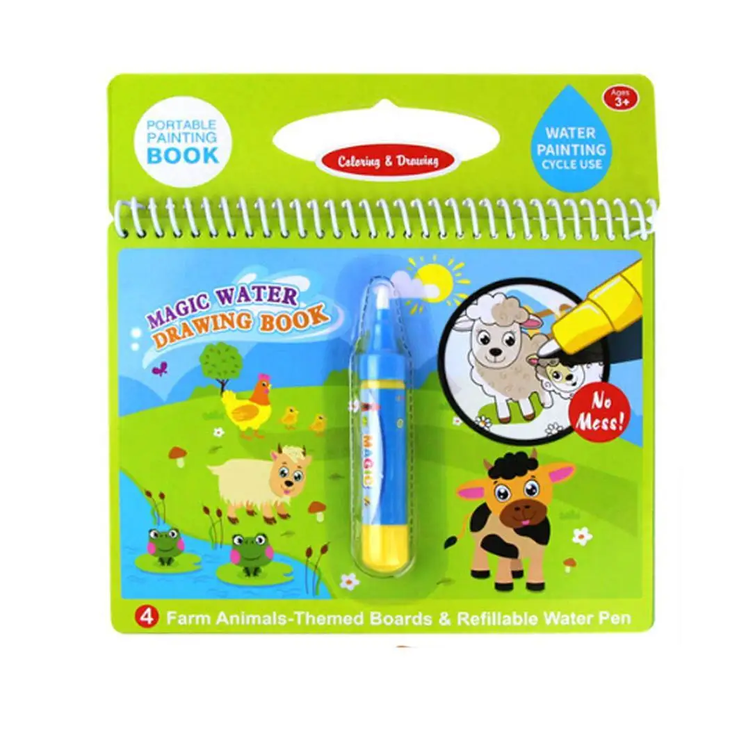 Акварель граффити книга Дети Образование Когнитивные повседневные игрушки