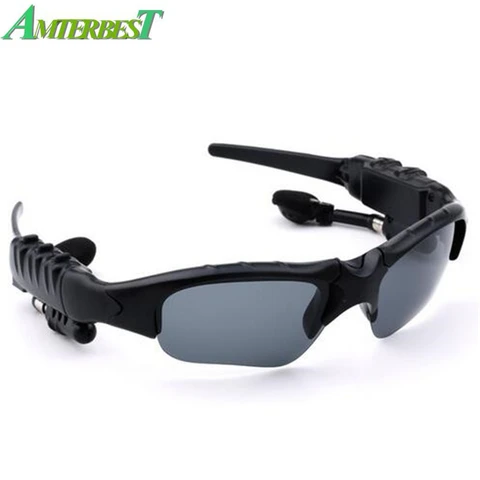 AMTERBEST Bluetooth умные солнцезащитные очки наушники Солнцезащитные очки уличные беспроводные наушники микрофон для телефонов IOS Android