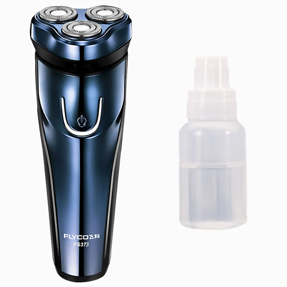 Flyco синяя бритва с тройным лезвием моющаяся Afeitadora Electrica Para Hombre Femme Мужская Rasuradora