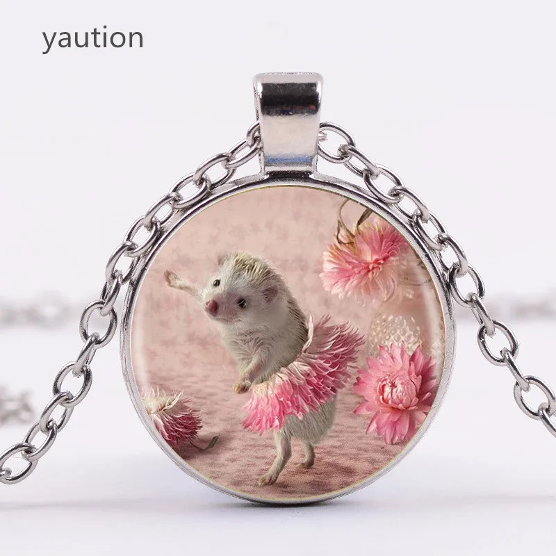 Ожерелье с кулоном Ежик в тумане 3 цвета|necklaces for women|new arrivalhandmade necklace |
