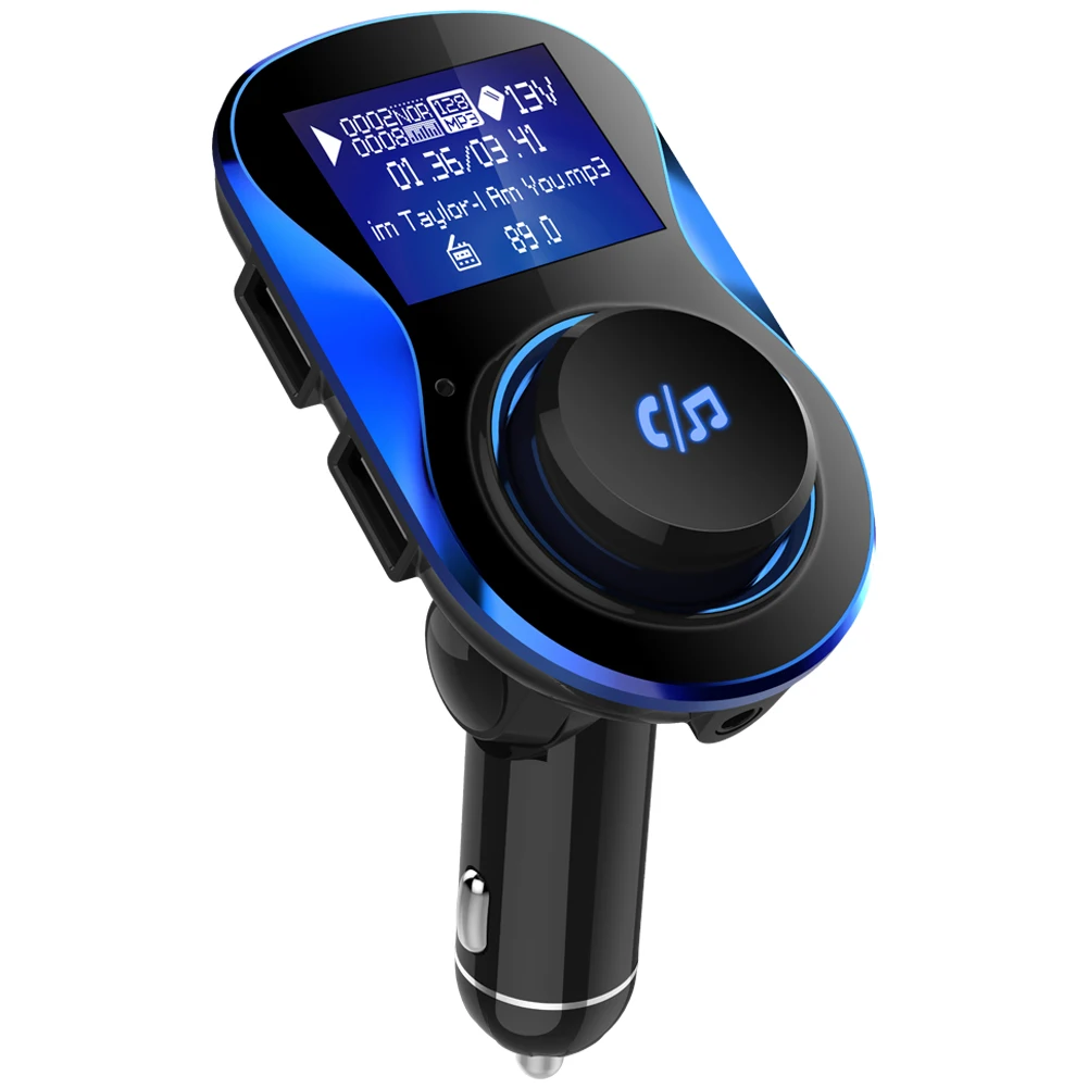 Беспроводной автомобильный радиоприемник Bluetooth 4 2 + EDR fm передатчик с двумя usb