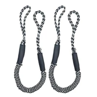 2pcs boat dock lines mooring rope bungee cords for boats jet ski kayak pontoon boat accessories