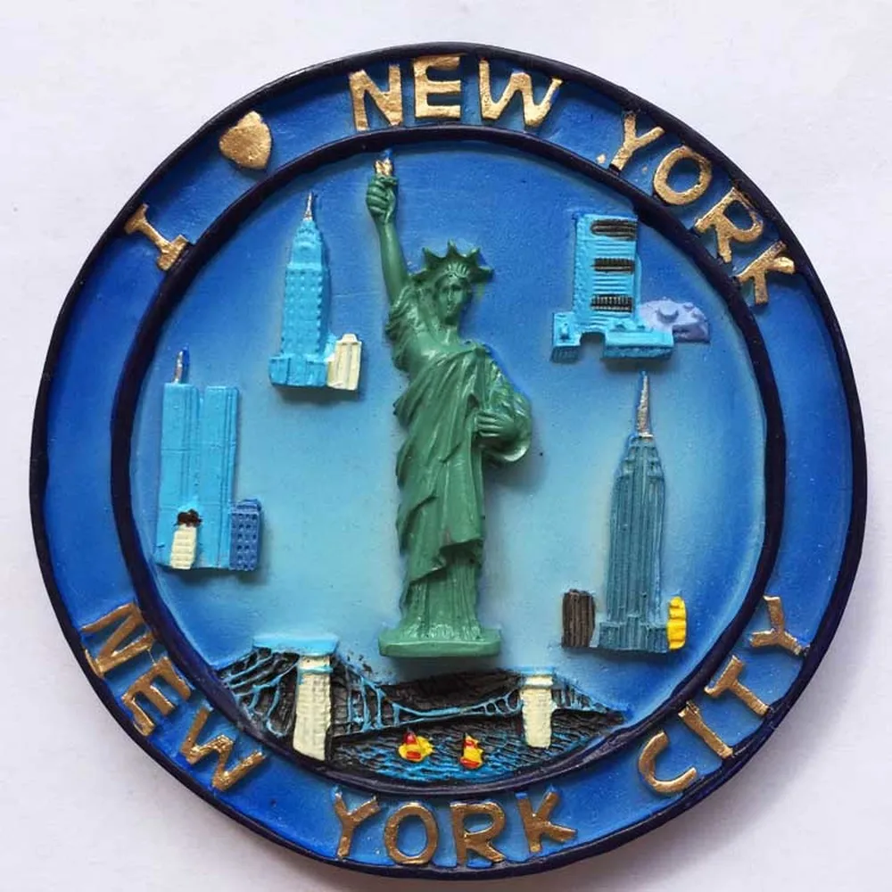 Магнит на холодильник BABEMEMI New York USA сувенирная Статуя Свободы магниты во