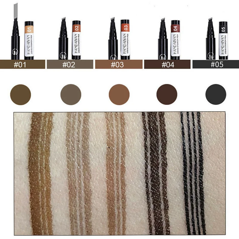 Карандаш для бровей полуперманентный карандаш макияжа стойкий жидкий