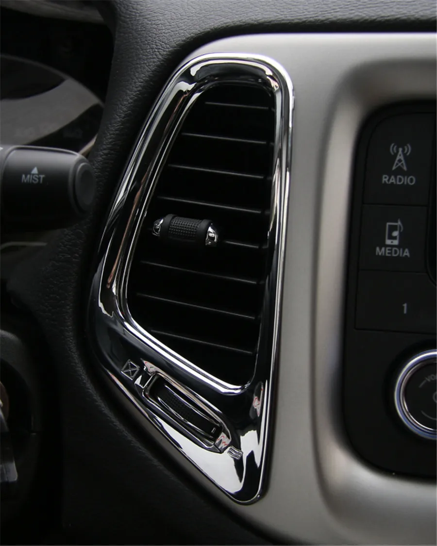 2 шт./компл. интерьер автомобиля ABS передняя навигация GPS-навигация наклейка