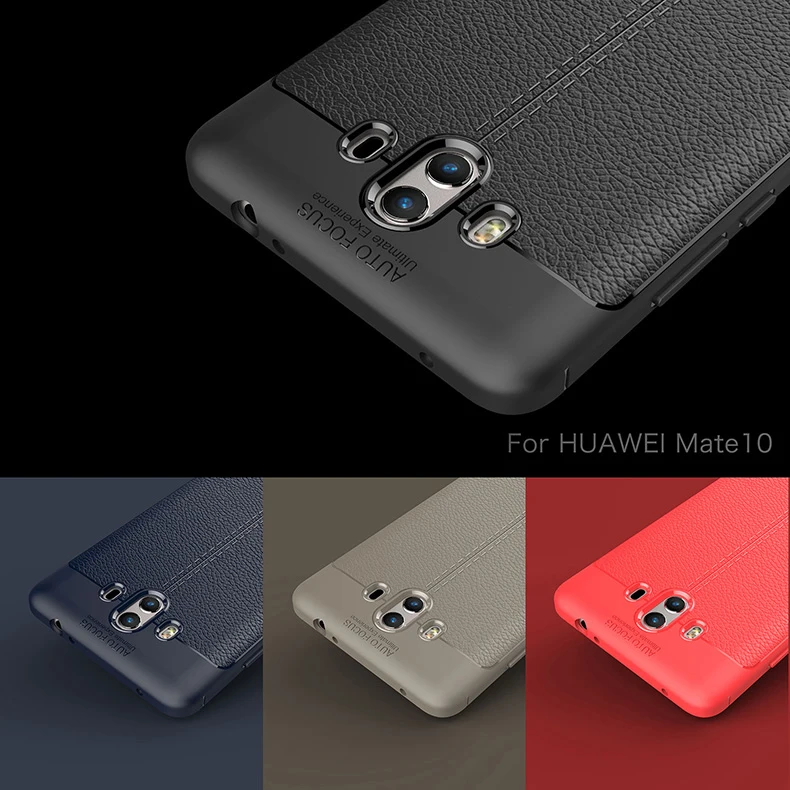 Huawei Mate 10 case Leather Back Soft TPU Luxury Cover Shockproof Mobile Phone Cases Silicone Shell for Mate10 Pro Case |