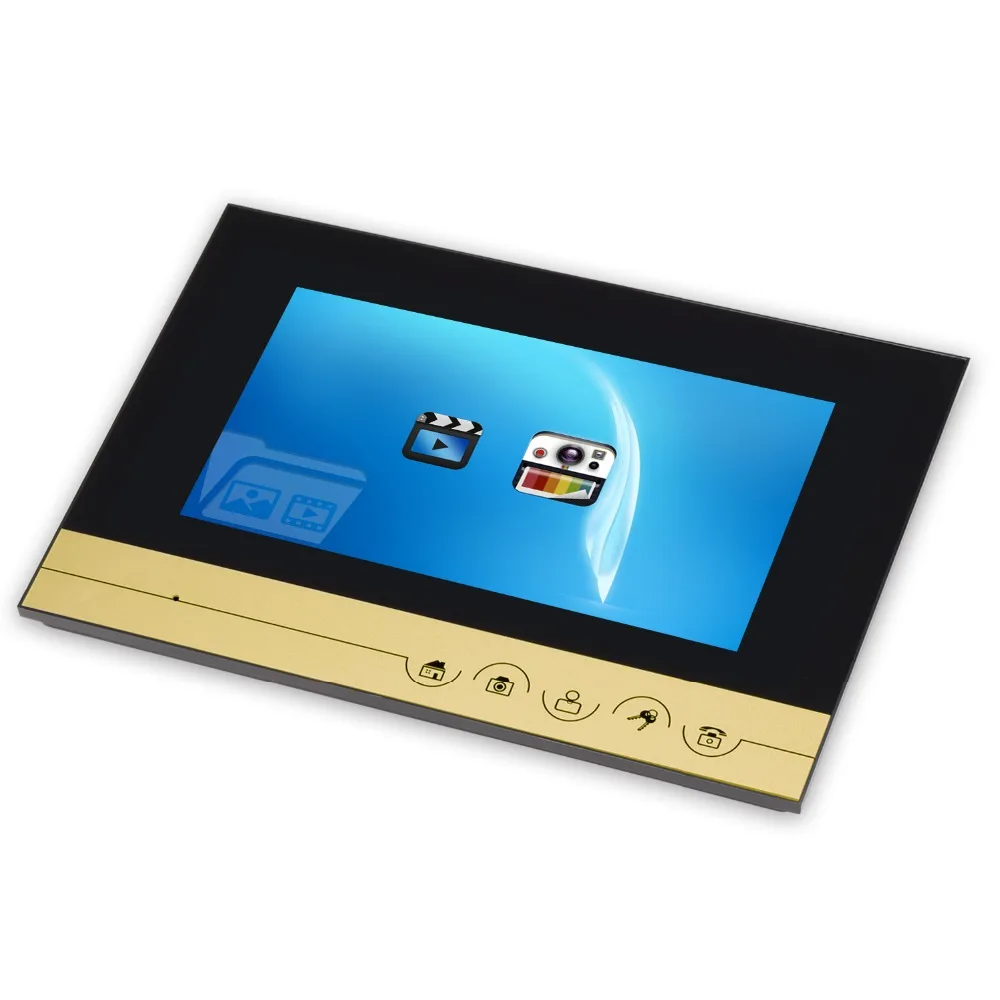 7 дюймовый проводной видеодомофон SmartYIBA визуальный двусторонний аудиодомофон с