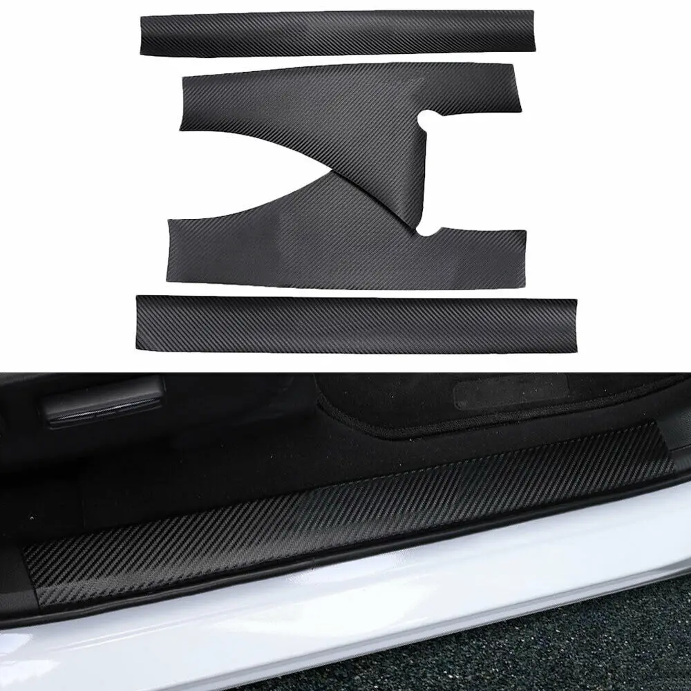 BBQ @ FUKA для Honda Civic 2016-2018 протектор входной двери автомобиля Накладка на порог