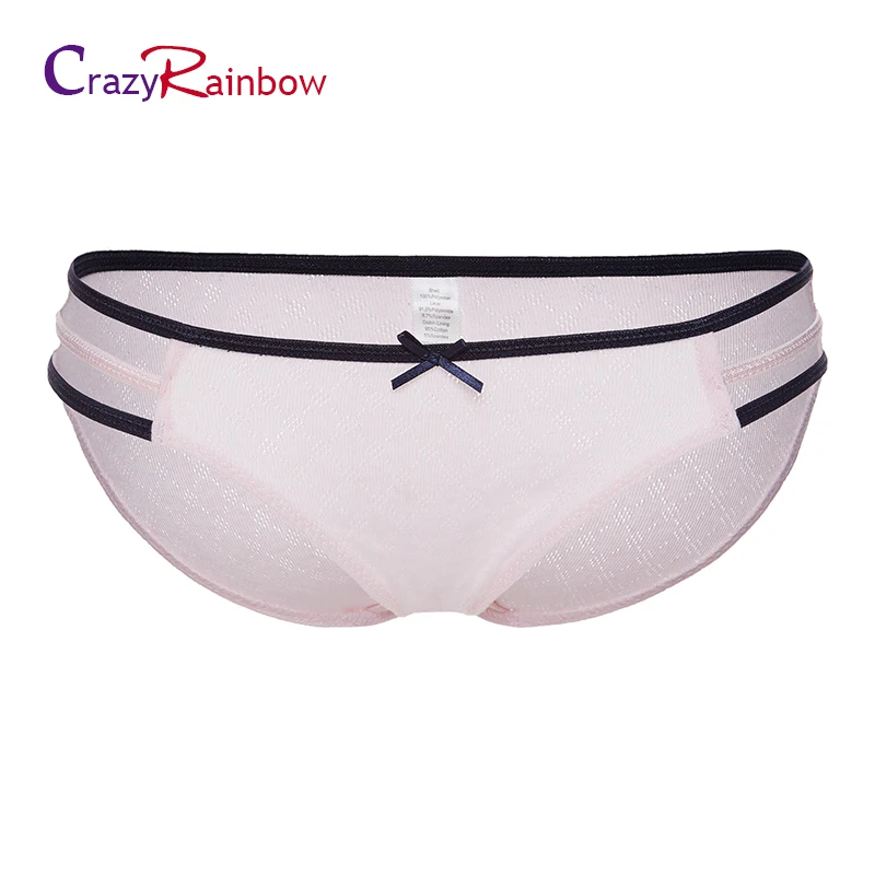 3 шт./партия! Сексуальные хлопковые трусики женские с заниженной талией из 100%