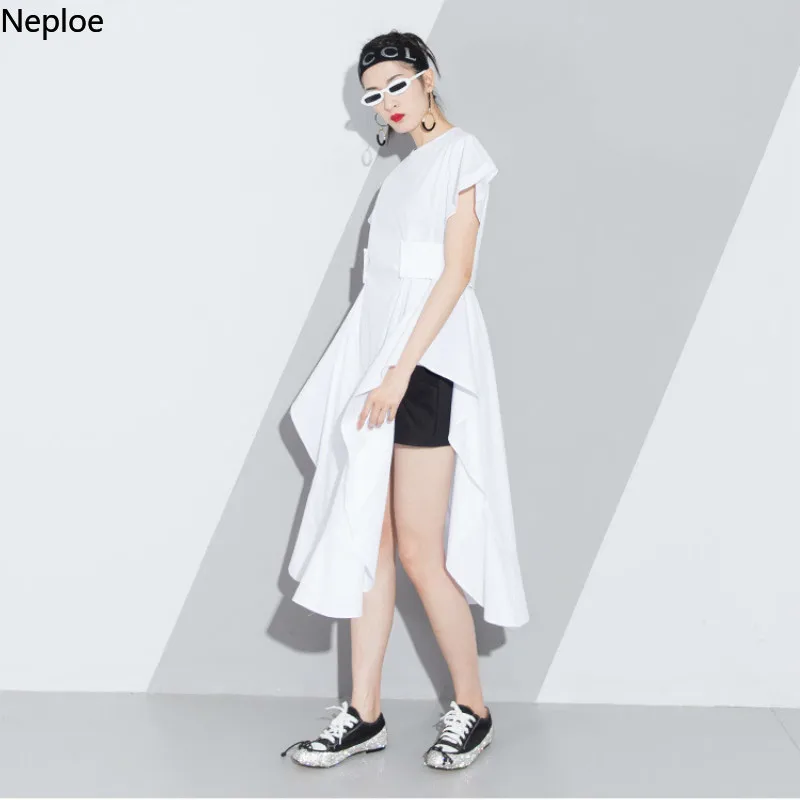 Neploe нерегулярные оборки лоскутное женское платье Лето 2019 Новое поступление О