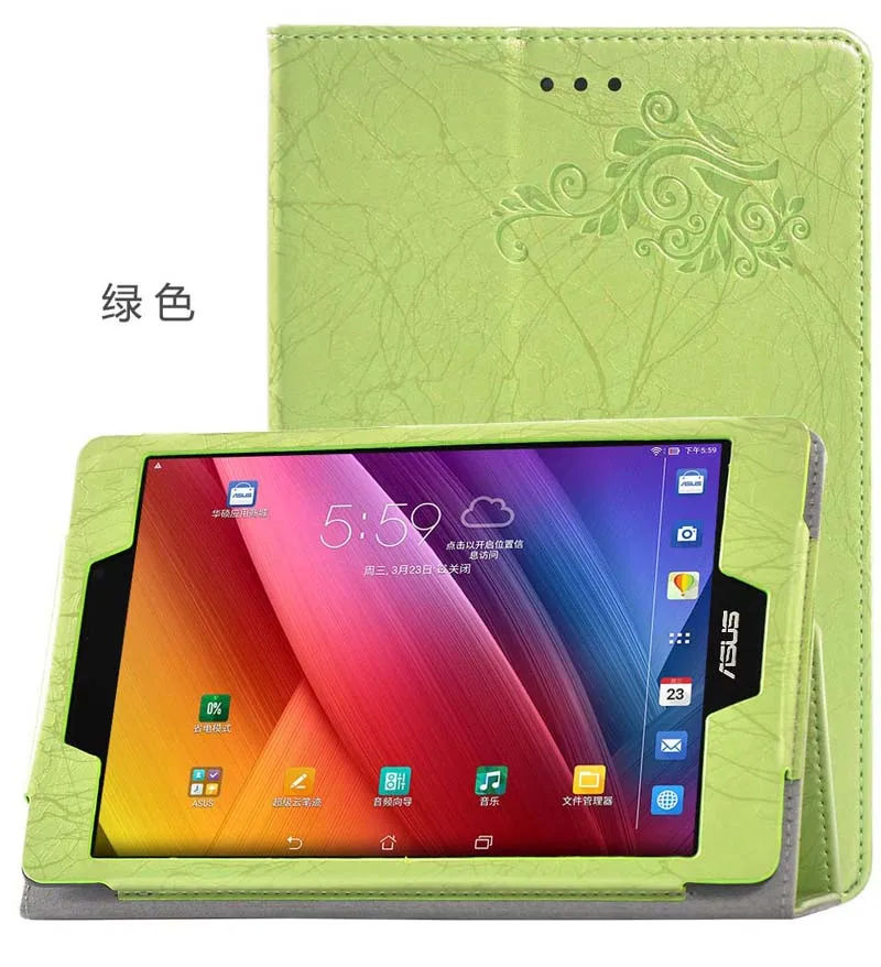 Чехол-книжка из искусственной кожи с подставкой и принтом Магнитный чехол-книжка