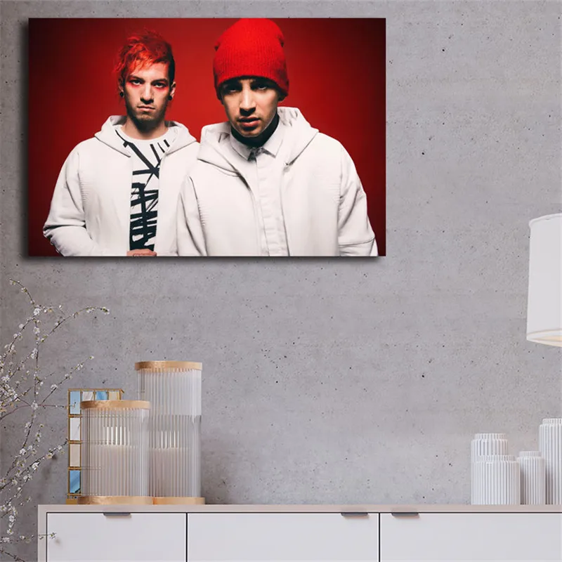 Twenty One Pilots обои с изображением группы HD настенные художественные Холст Плакаты