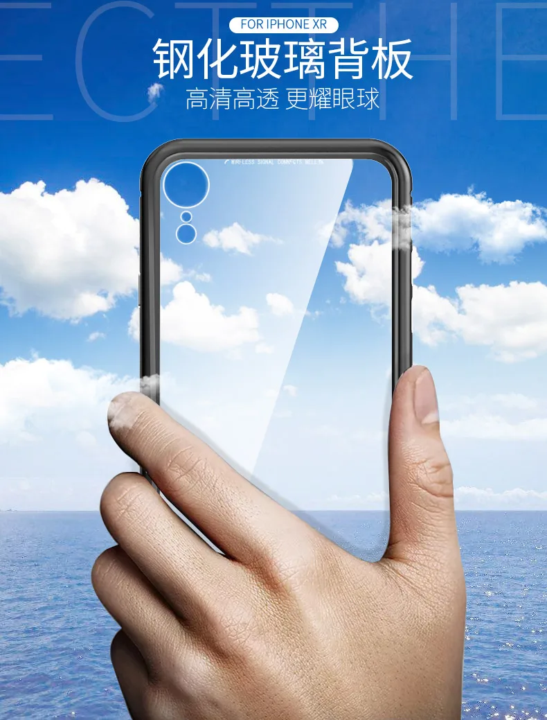 Чехол с магнитной адсорбцией для samsung Galaxy S9 S8 Plus, стеклянный Магнитный флип-чехол для iPhone X XS MAX, роскошный металлический чехол XR