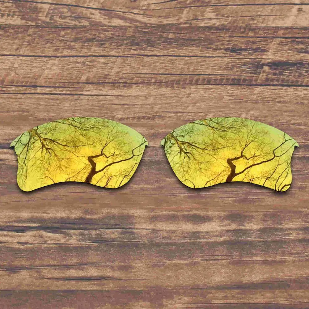 Gold Mirrored ToughAsNails поляризованные Сменные линзы для солнцезащитных очков Оукли Flak Jacket XLJ-несколько вариантов - Цвет линз: Gold Mirrored
