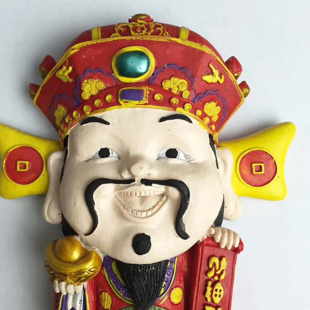 Китайские туристические сувениры магниты на холодильник 3D ручной работы из