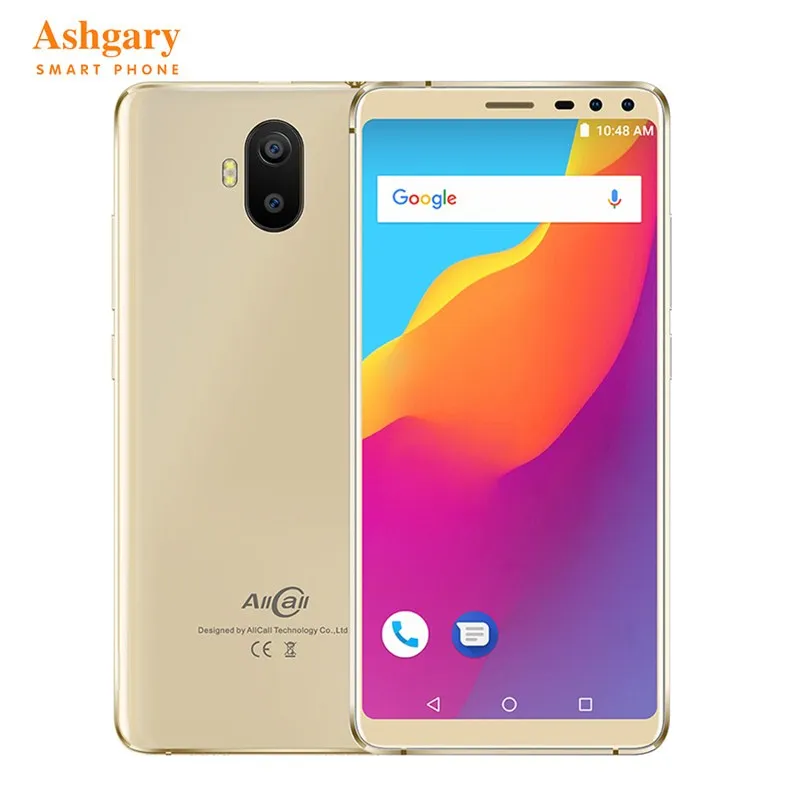 AllCall S1 3g смартфон Android 8,1 Phablet 5," MT6580 четырехъядерный 2 Гб ОЗУ 16 Гб ПЗУ 13,0 МП+ 2,0 МП задние камеры 5000 мАч
