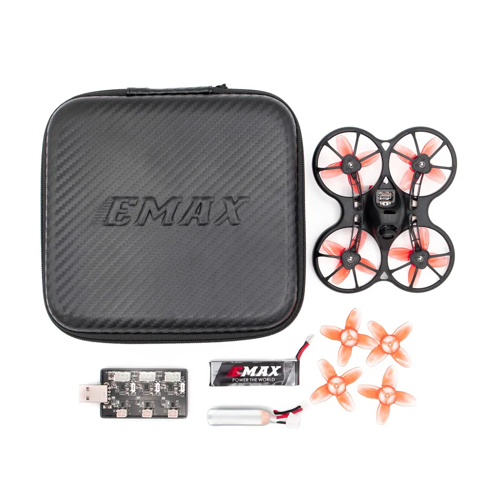 Квадрокоптер Emax TinyhawkS 75 мм F4 OSD 1 2S 600TVL CMOS микро камера для помещения Мини RC