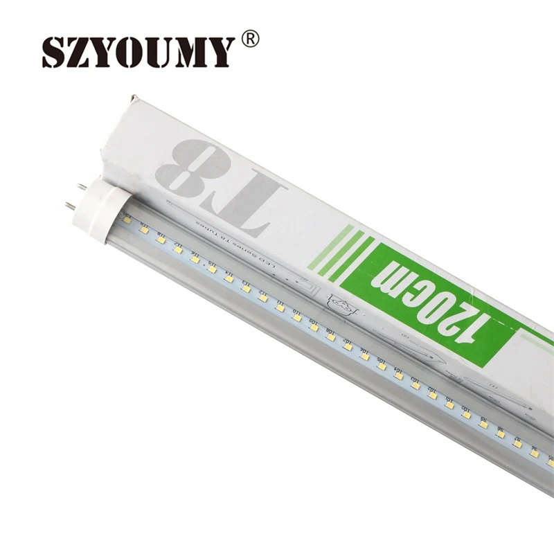 SZYOUMY 25 шт Светодиодная трубка 3 фута 14 Вт G13/R17D T8 молочно-прозрачная крышка