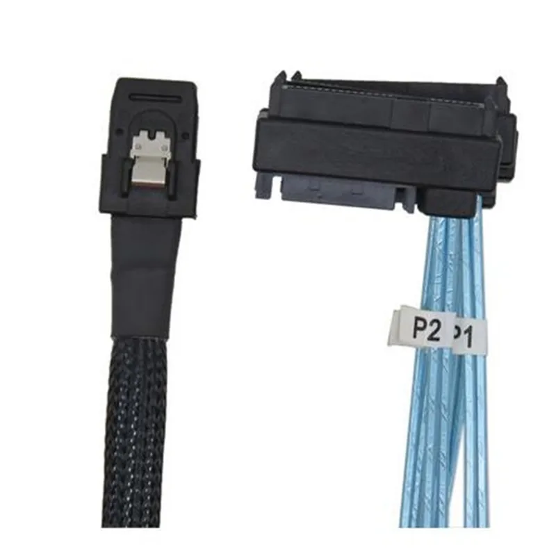 LBSC Mini SAS 36 SFF-8087 to (4) SFF-8482 Connector с SATA Power 1m | Электроника