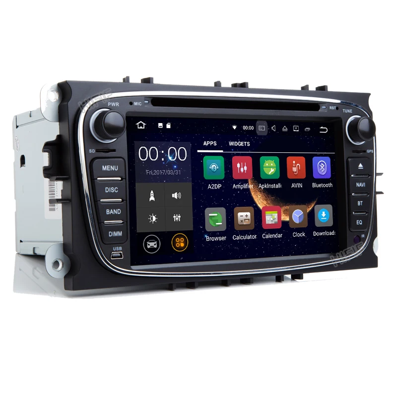 HIFIF DAB Android 7 12 CD DVD радио плеер Navi GPS для FORD FOCUS Mondeo GALAXY C-Max S-MAX Kuga | Автомобили и