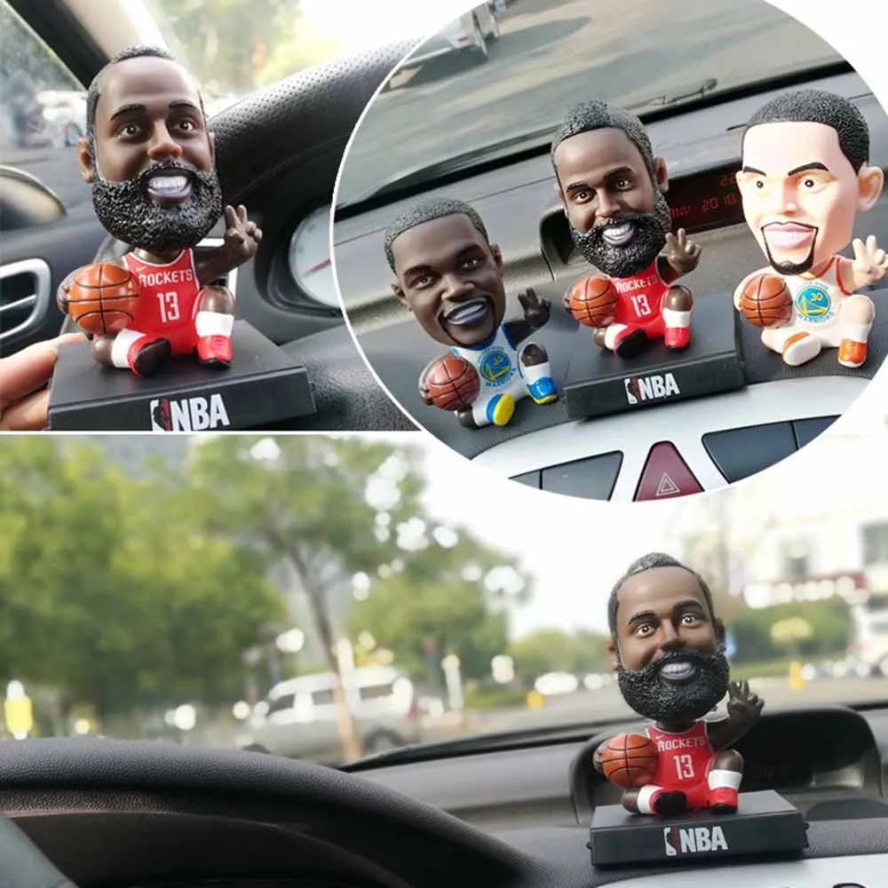 NBA баскетбольная звезда украшение автомобиля украшения трясущиеся Головы Куклы