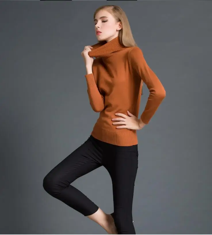 Shikoroleva женские вязаные свитера 2018 зимние водолазки пуловеры Стрейчевые Pull Homme
