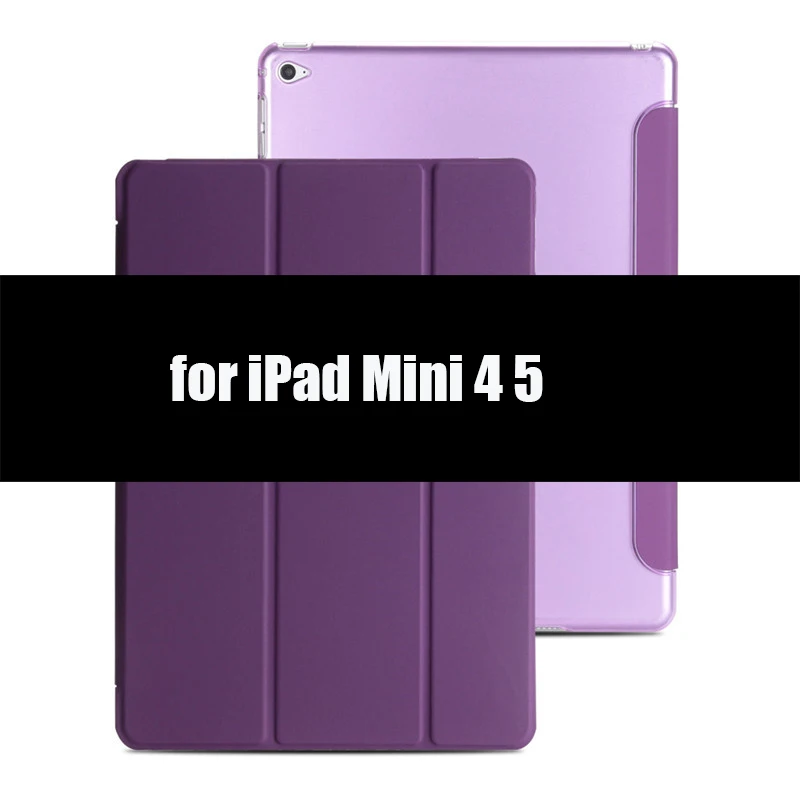 Чехол AIYOPEEN для iPad Mini 4 3 2 из искусственной кожи с функцией автоматического сна/пробуждения для iPad Mini 2 чехол смарт-чехол подставка держатель для iPad Mini 5 Чехол - Цвет: purple-45
