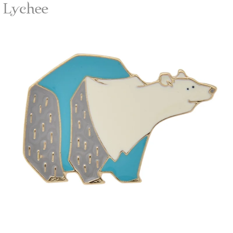Эмалированная металлическая брошь Lychee Life 5 шт./компл. в виде астронавта