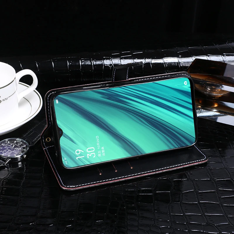 Чехол-книжка для OPPO F11 роскошный чехол-кошелек из искусственной кожи с