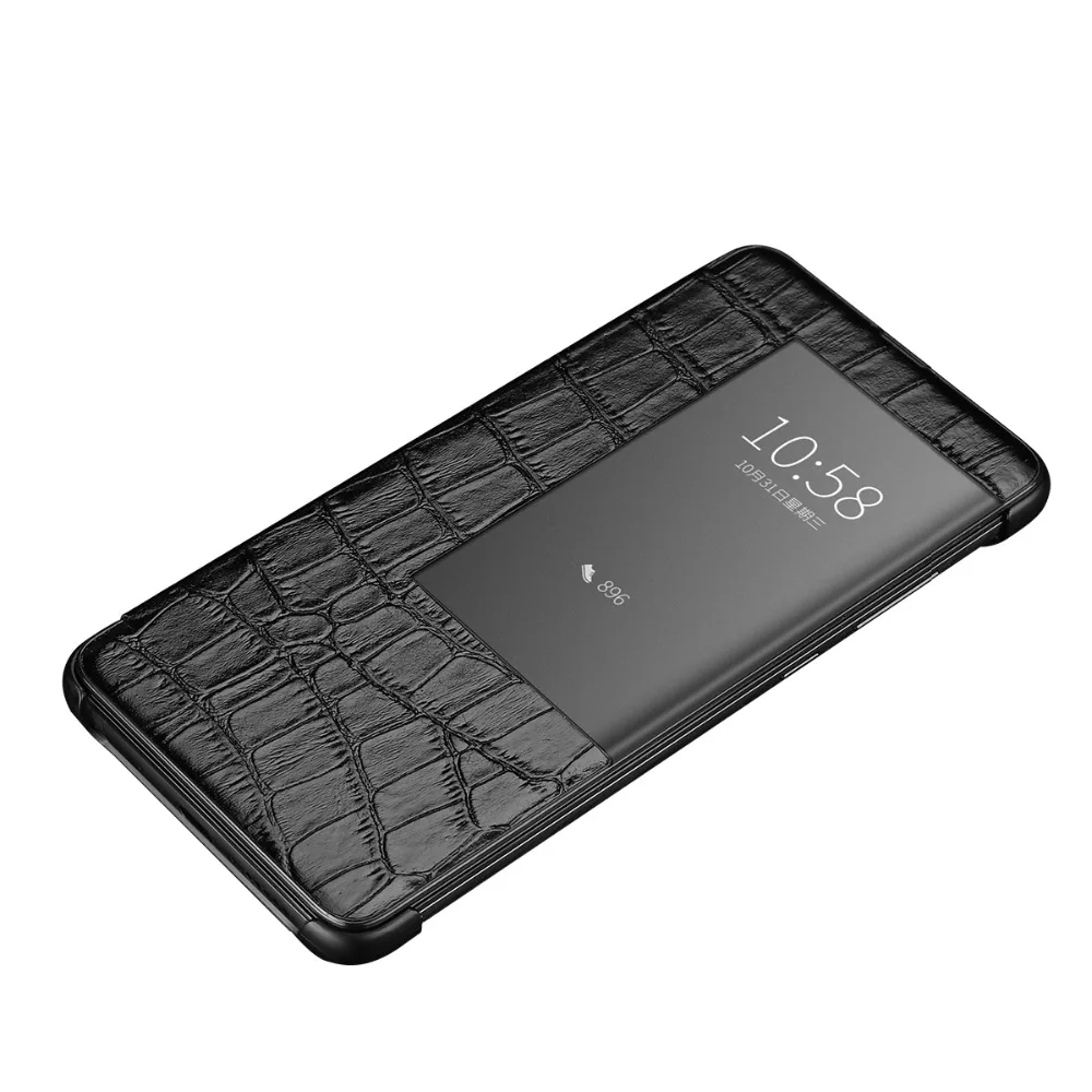 Чехол из коровьей кожи с крокодиловым узором для huawei mate 10 20 Pro mate 20 Lite P20 Pro, флип-чехол, кошелек, чехол для телефона, чехол с умным окошком