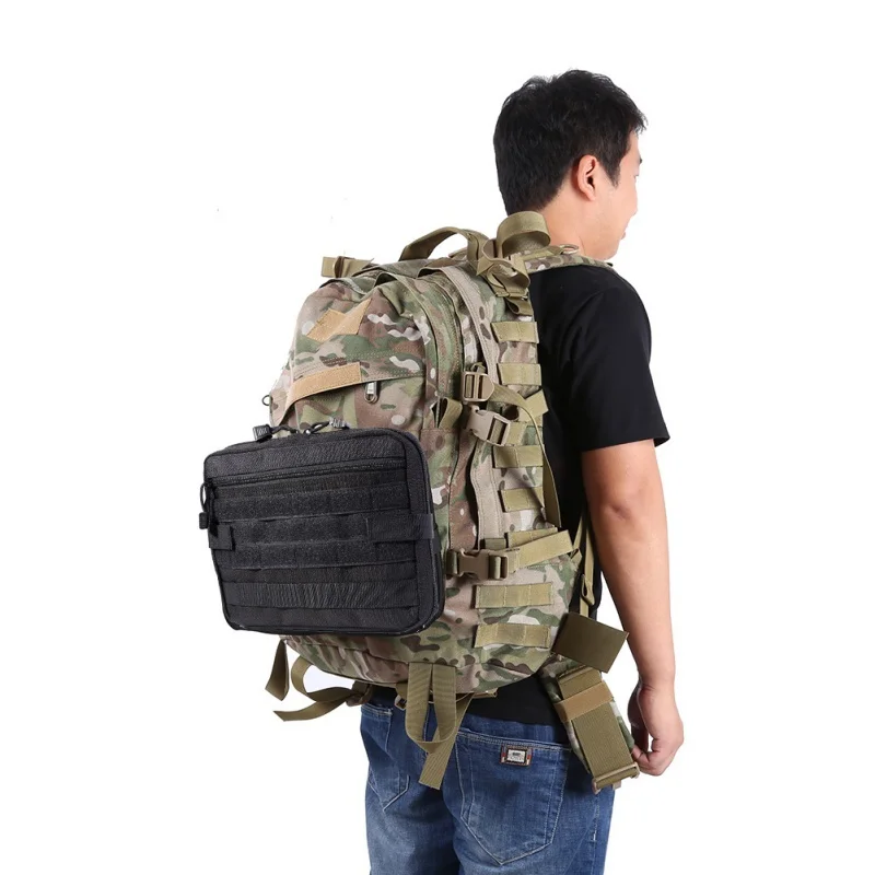 

New Outdoor Multi-function Bag Waterproof Zipper Large Capacity Medical Luggage 1000D Nylon Tactical Molle Small Bag Durable