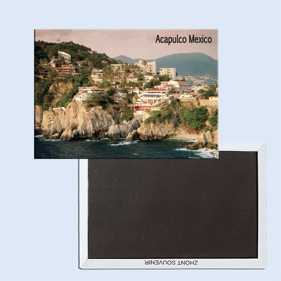 Магнитный холодильник с туристическими сувенирами Acapulco Мексика|Магниты на