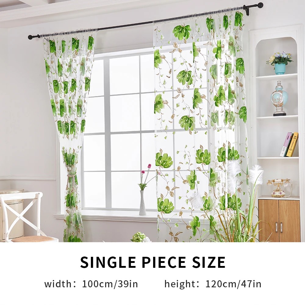 Beautifuil чернильный Печатный офсетный экран окно спальня гостиная