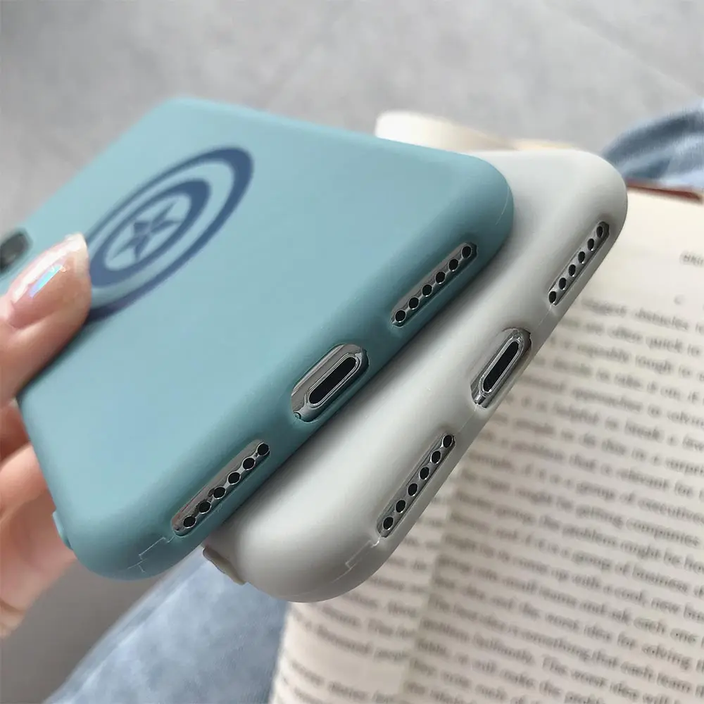 Матовый чехол для телефона из ТПУ iPhone 8 Plus 7 XR XS X Xs MAX с молотком 6 6S простой