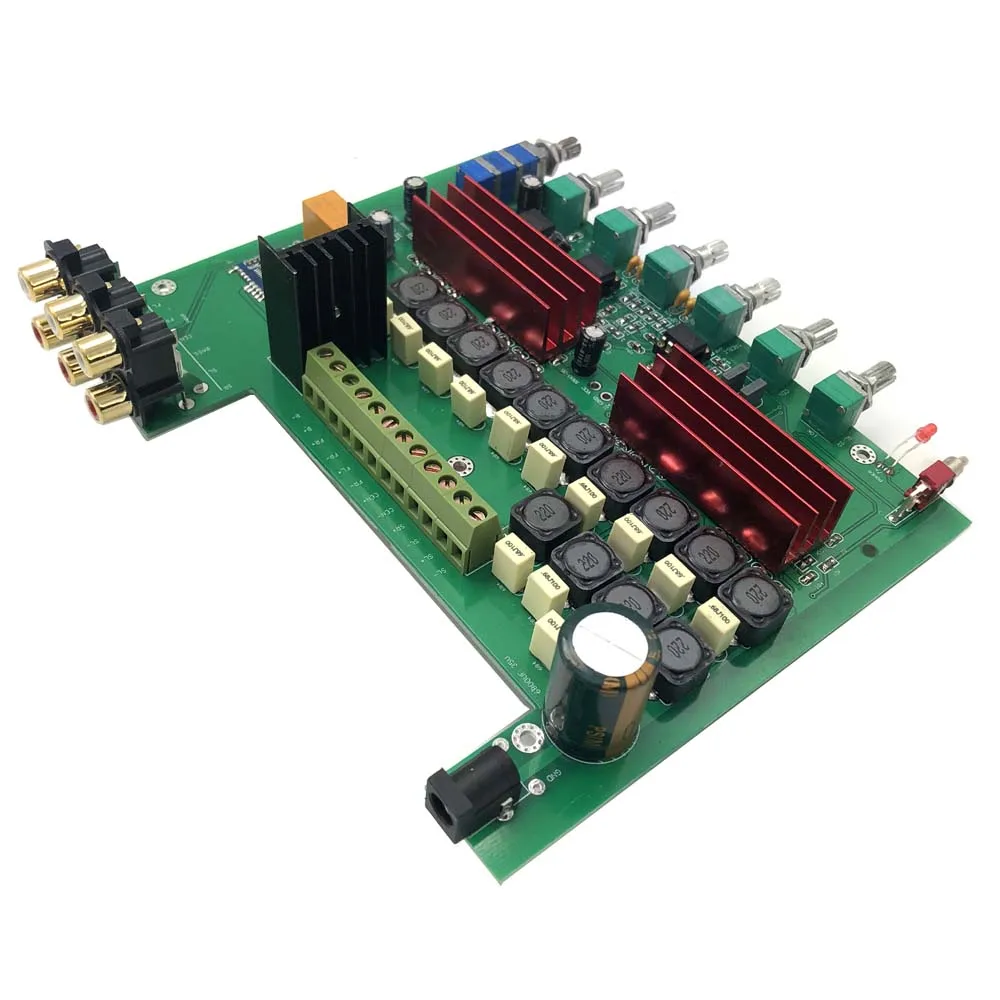 Lusya TPA3116 Bluetooth 4,2 5,1 усилитель мощности плата 100 Вт* 1+ 50 Вт* 5 с регулировкой высоких басов предусилитель B6-003