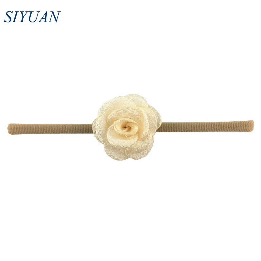 5 шт./лот, вы выбираете цвет, эластичная повязка на голову из спандекса с " из ткани с изображением розы, детский реквизит для фотосессии HB070